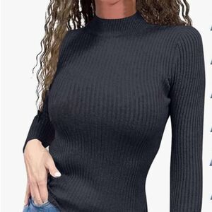 Bench Turtleneck Sweater With Logo Metal NWT